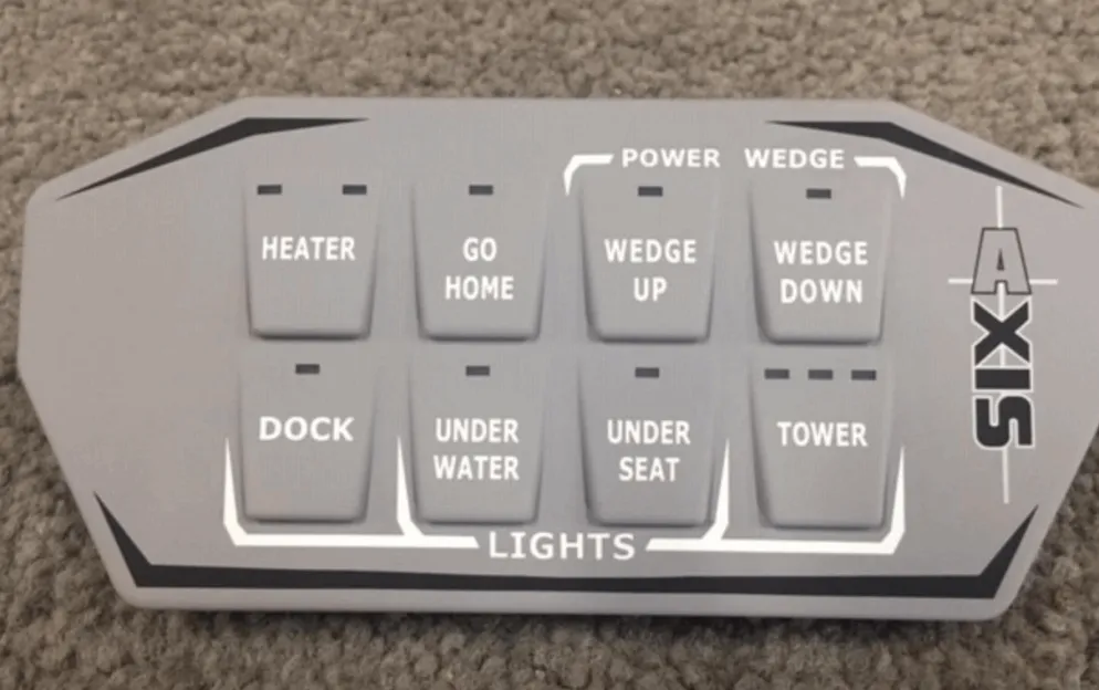 Axis 2x4 Keypad Outboard, Power Wedge, '18-'21 (6174058)