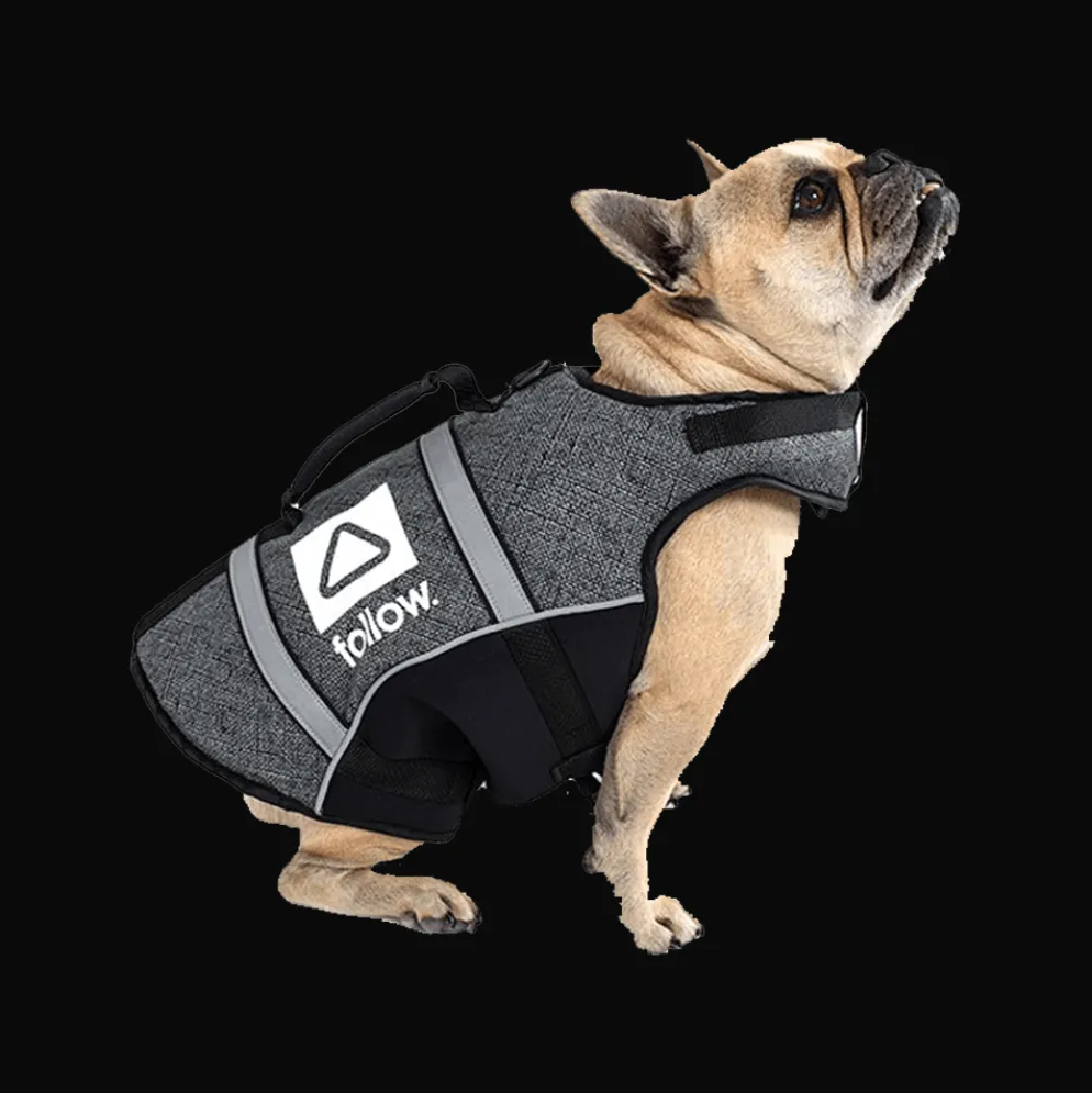Follow Dog Floating Aid - Black