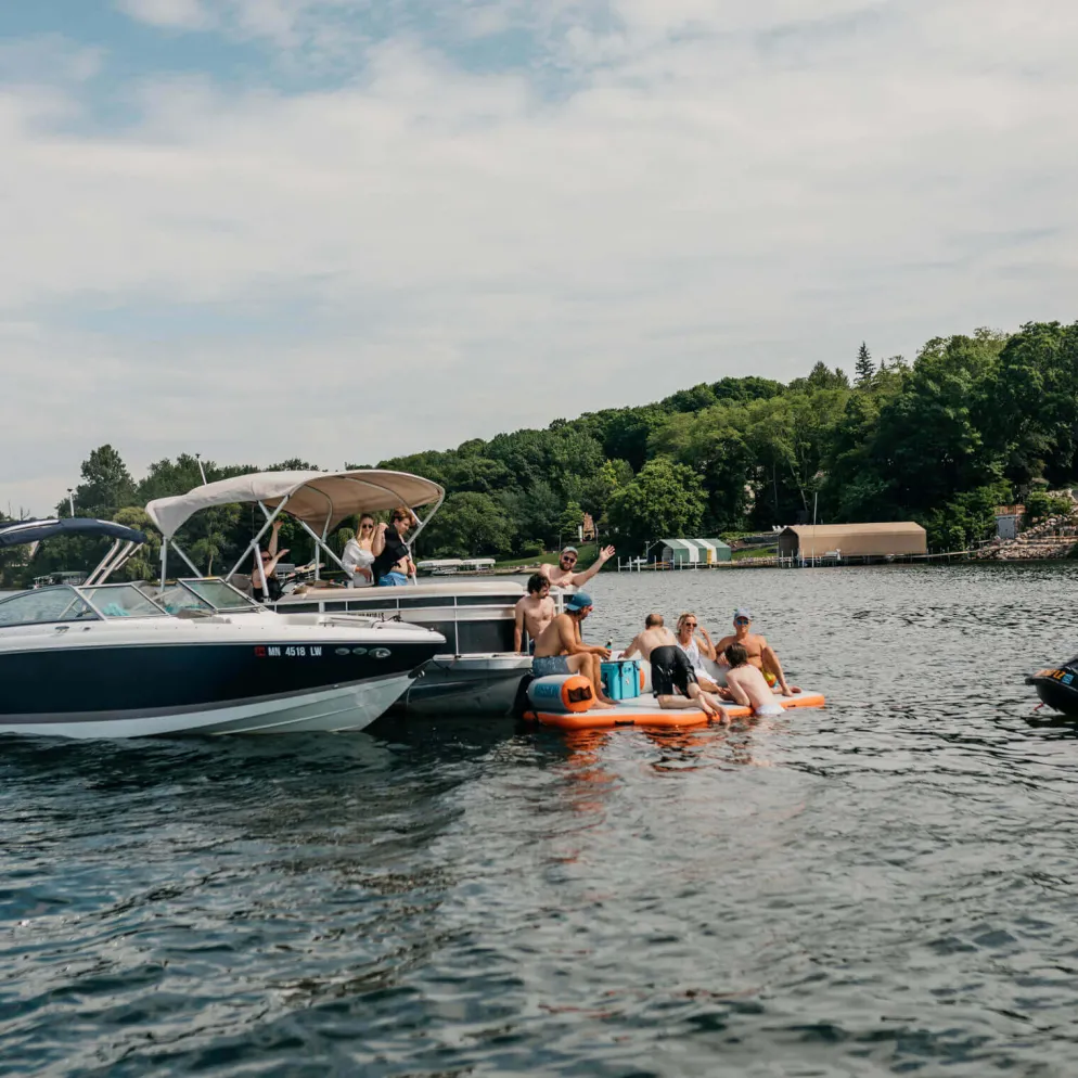 MISSION Reef Deck | Inflatable Swim Platform + Lounger