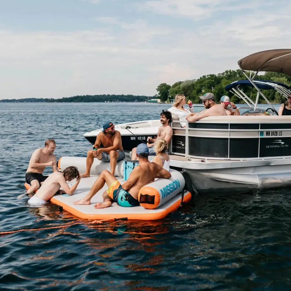 MISSION Reef Deck | Inflatable Swim Platform + Lounger