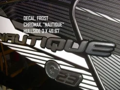 Nautique FROST CHROMAX "NAUTIQUE" HULLSIDE Decal 3 X 46.67 - 130085
