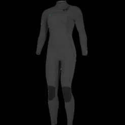 O'Neill Women's Ninja 4/3 MM Chest Zip Full Wetsuit