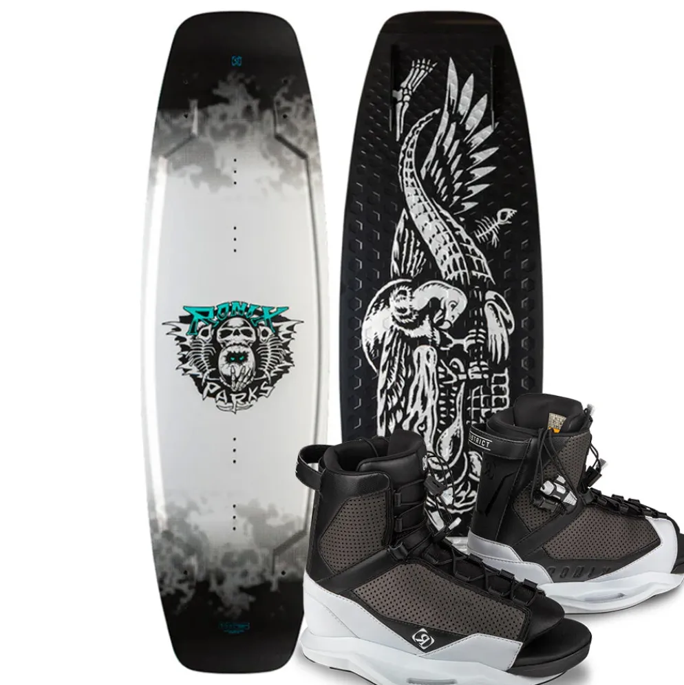 Ronix Parks Wakeboard | District Bindings 2026